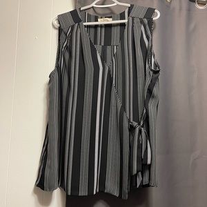 Faux rap around tank top. Barely worn.